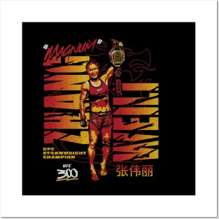 Zhang Weili UFC 300 Champion Posters and Art